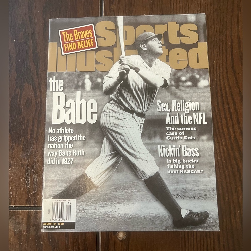 Sports Illustrated Magazine August 24, 1998 Vol.89 No.8 Babe Ruth Cover